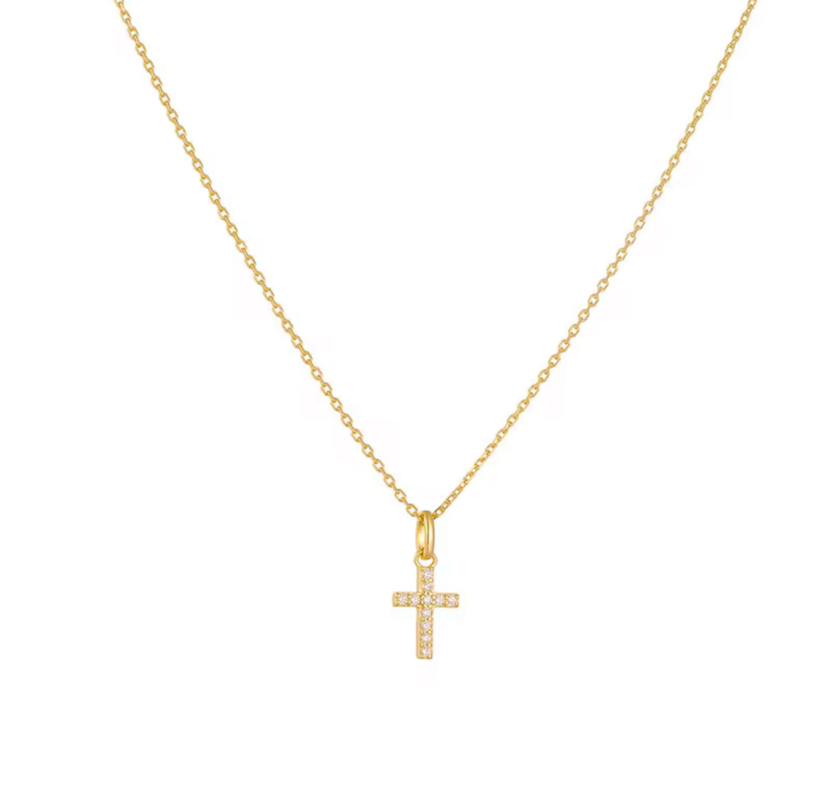 Éclat Cross Necklace