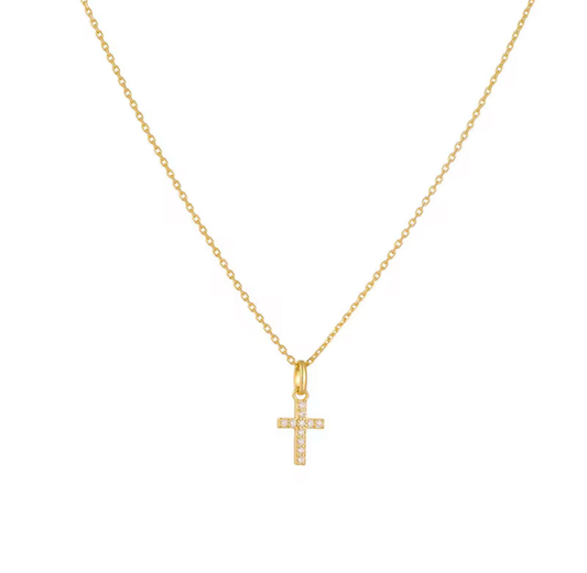 Éclat Cross Necklace