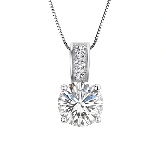 Radiant Grace Silver Necklace