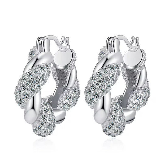 Aurora Pavé Hoops