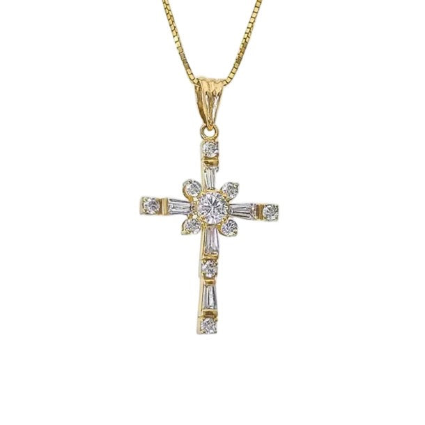 Éclat Cross Necklace