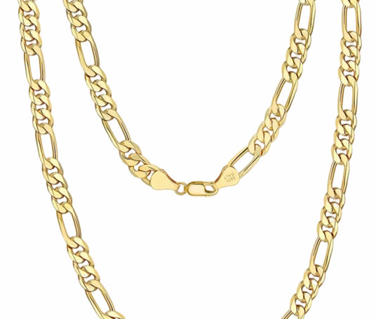 Améla Figaro Chain 18K Gold Plated on Sterling Silver (5mm)