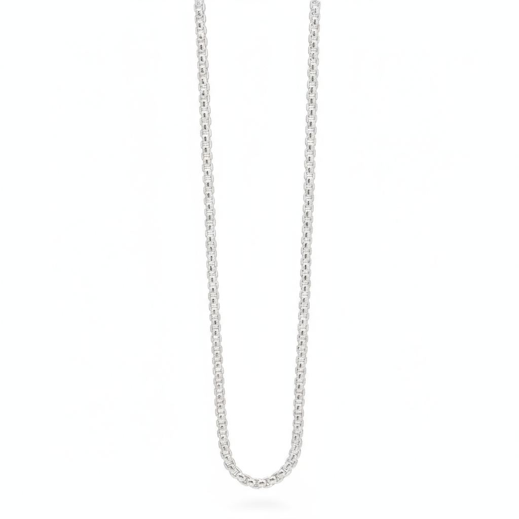 Éterna Silver Chain - hanging vertical