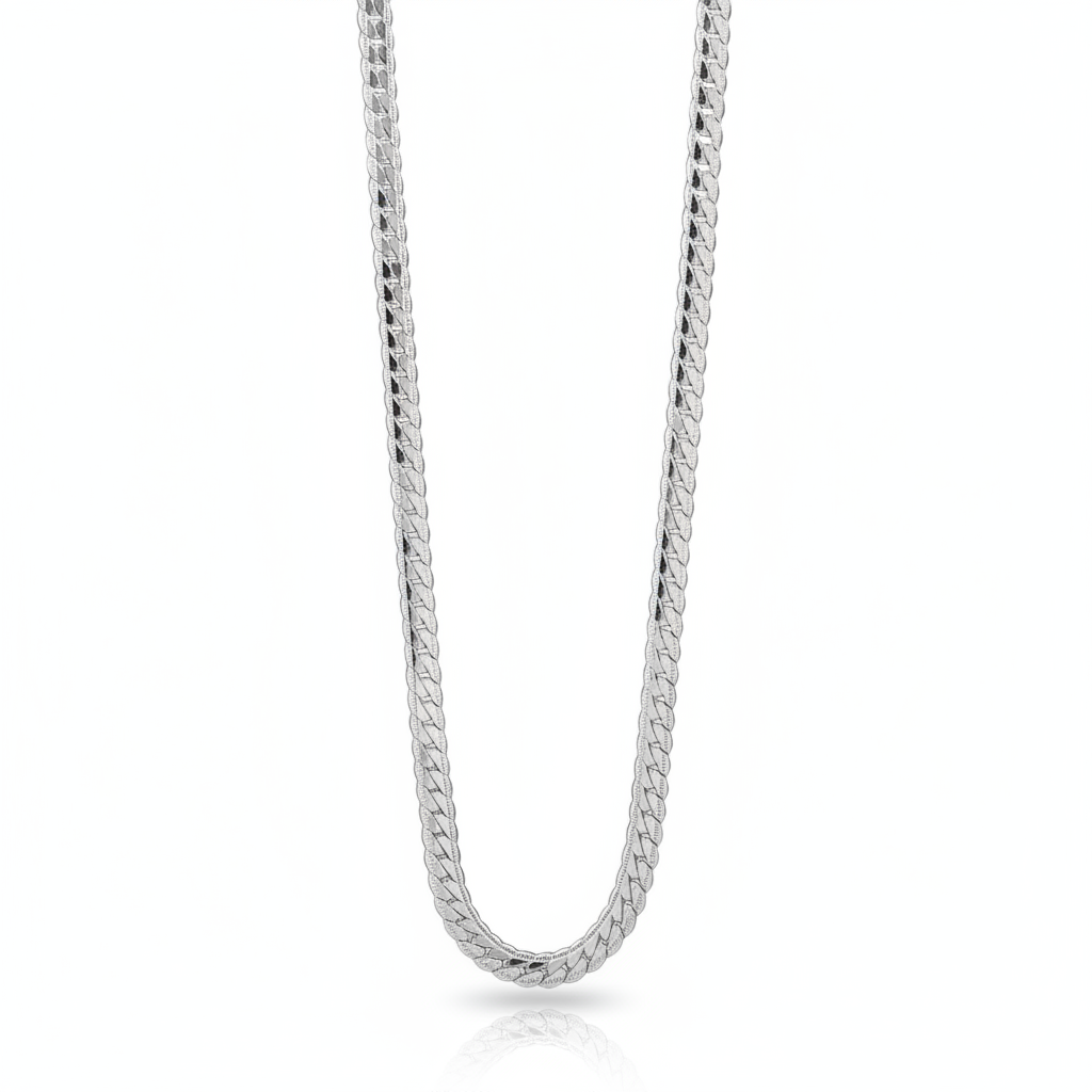 Valente Silver Chain - hanging vertical
